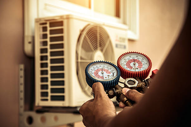 Professional Hvac Installation technician working in Immaculata, PA